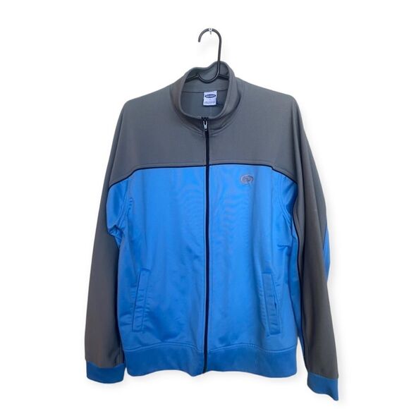 Old Navy SZ L blue and grey active jacket - Picture 1 of 3